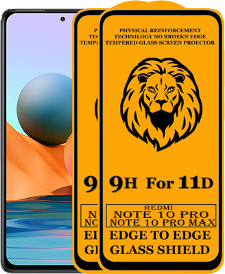 Dream Edge To Edge Tempered Glass for Mi Redmi Note 10 Pro Max(Pack of 2)