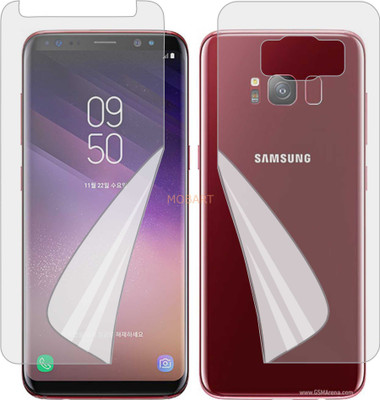 MOBART Front and Back Screen Guard for SAMSUNG GALAXY S8 (Edge To Edge TPU Full Coverage)(Pack of 3)