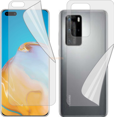 Fasheen Front and Back Screen Guard for HUAWEI HONOR P40 PRO PLUS (Edge To Edge TPU Full Coverage)(Pack of 3)