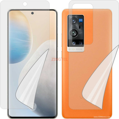 ZINGTEL Front and Back Screen Guard for VIVO X60 PRO PLUS 5G (Edge To Edge TPU Full Coverage)(Pack of 3)