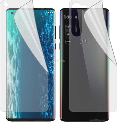 Fasheen Front and Back Screen Guard for MOTOROLA MOTO EDGE (Edge To Edge TPU Full Coverage)(Pack of 3)