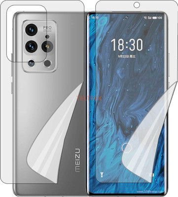 TELTREK Front and Back Screen Guard for MEIZU 18S PRO (Edge To Edge TPU Full Coverage)(Pack of 3)