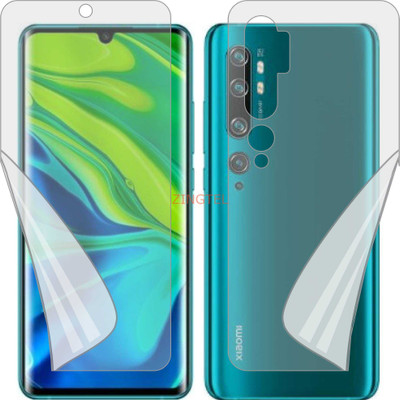 ZINGTEL Front and Back Screen Guard for XIAOMI MI CC9 PRO (Edge To Edge TPU Full Coverage)(Pack of 3)