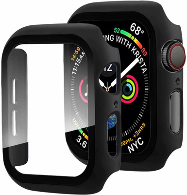 Ineix Front and Back Screen Guard for Apple watch 44mm for iWatch Series 6 SE Series 5 Series 4, Tempered Glass With Case, Protective Case Cover For iwatch(Pack of 1)