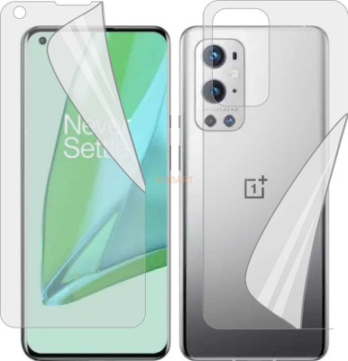 MOBART Front and Back Screen Guard for ONEPLUS 9 PRO (Edge To Edge TPU Full Coverage)(Pack of 3)