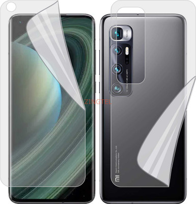 ZINGTEL Front and Back Screen Guard for XIAOMI MI 10 ULTRA (Edge To Edge TPU Full Coverage)(Pack of 3)