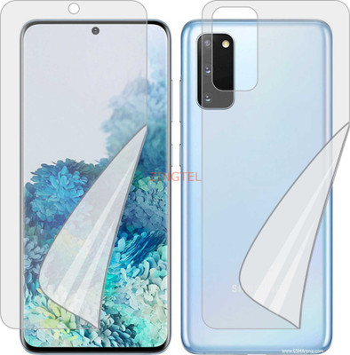 ZINGTEL Front and Back Screen Guard for SAMSUNG GALAXY S20 (Edge To Edge TPU Full Coverage)(Pack of 2)