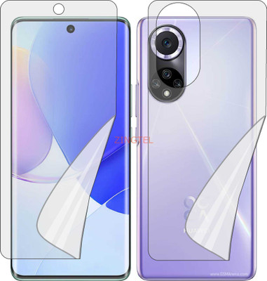 ZINGTEL Front and Back Screen Guard for HUAWEI NOVA9 (Edge To Edge TPU Full Coverage)(Pack of 2)