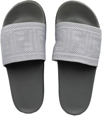 KAPYANSH Women Slides(Grey , 6)