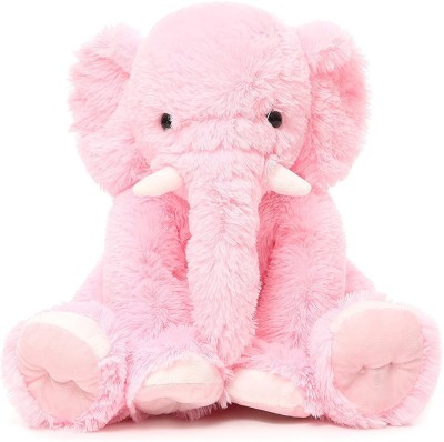 Frantic 32CM Pink Lucky Elephant Soft Toy for Kids Playing Toy, Birthday Gift (32CM_LuckyElephant_RabbitF_Pink)  - 32 cm(Multicolor)