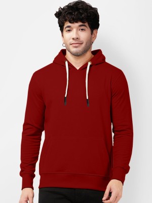 SANCIA Full Sleeve Solid Men Sweatshirt