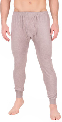 KZALCON Men's Solid Thermal Bottom Men Pyjama Thermal