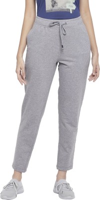 Ajile By Pantaloons Solid Women Grey Track Pants