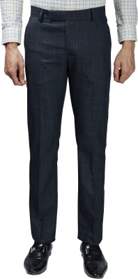 C3 Regular Fit Men Dark Blue Trousers