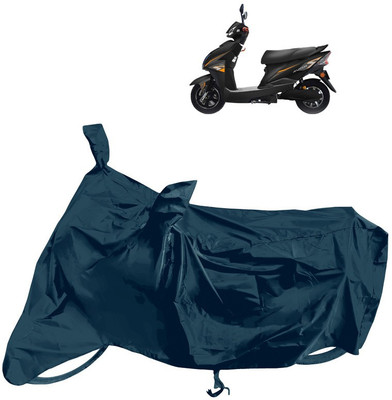Horseyaart Waterproof Two Wheeler Cover for Techo Electra(Electra Delux, Grey)