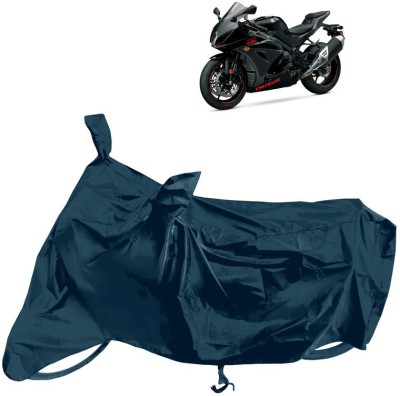 Horseyaart Waterproof Two Wheeler Cover for Suzuki(GSX R1000, Grey)