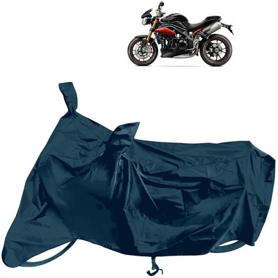 Horseyaart Waterproof Two Wheeler Cover for Triumph(Speed Triple ABS, Grey)