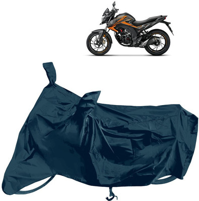 Horseyaart Waterproof Two Wheeler Cover for Honda(CB Hornet 160, Grey)