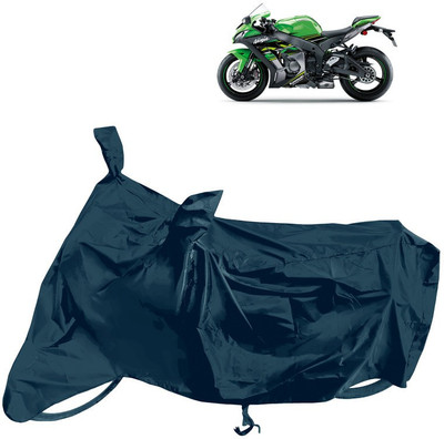 Horseyaart Waterproof Two Wheeler Cover for Kawasaki(Ninja ZX 10R, Grey)