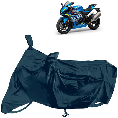 Horseyaart Waterproof Two Wheeler Cover for Suzuki(GSX, Grey)