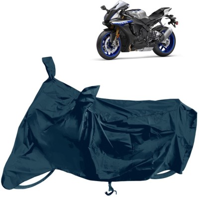 Horseyaart Waterproof Two Wheeler Cover for Yamaha(YZF R1M, Black)