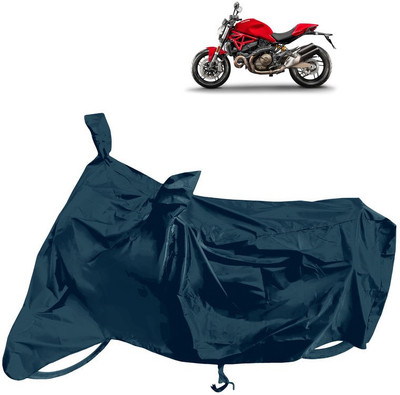 Horseyaart Waterproof Two Wheeler Cover for Ducati(Monster 821, Grey)