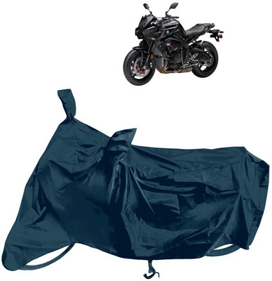 Horseyaart Waterproof Two Wheeler Cover for Yamaha(FZ S V3.0 FI, Grey)