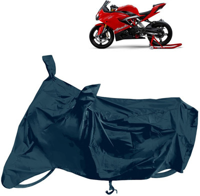 Horseyaart Waterproof Two Wheeler Cover for TVS(Apache RR 310, Grey)