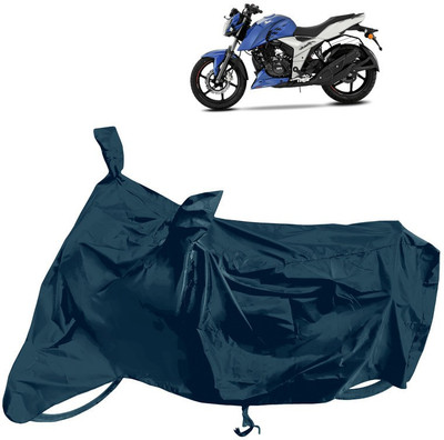 Horseyaart Waterproof Two Wheeler Cover for TVS(Apache RTR 160, Grey)