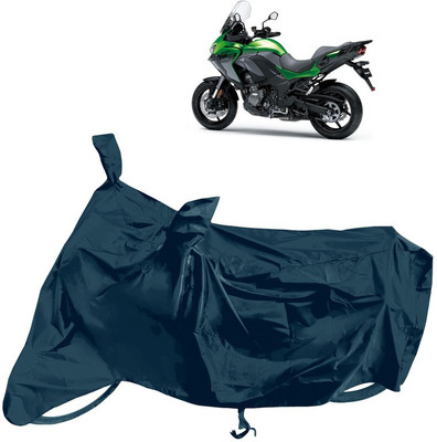 Horseyaart Waterproof Two Wheeler Cover for Kawasaki(Versys 1000, Grey)