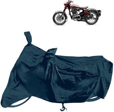 Horseyaart Waterproof Two Wheeler Cover for Royal Enfield(Classic Chrome, Grey)