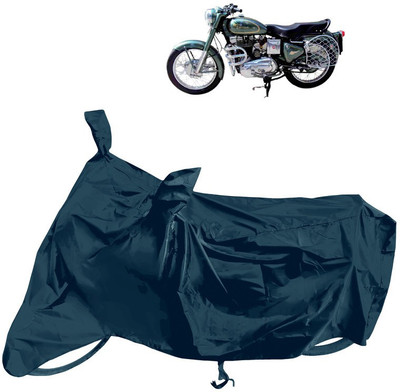 Horseyaart Waterproof Two Wheeler Cover for Royal Enfield(Standard 350, Grey)