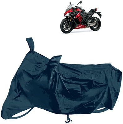 Horseyaart Waterproof Two Wheeler Cover for Suzuki(GSX S1000F, Grey)