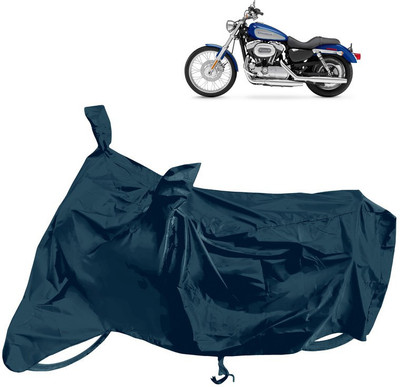 Horseyaart Waterproof Two Wheeler Cover for Harley Davidson(XL 1200, Grey)