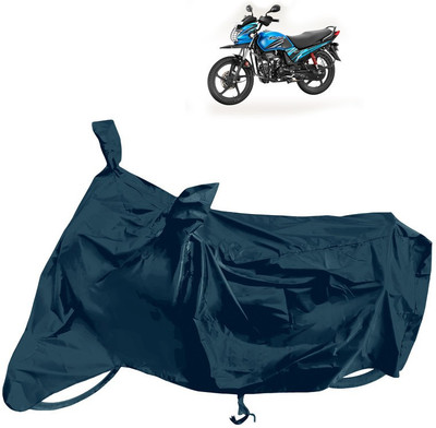 Horseyaart Waterproof Two Wheeler Cover for Hero(Passion Pro TR, Black)