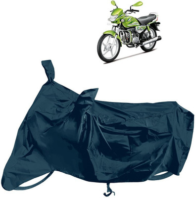 Horseyaart Waterproof Two Wheeler Cover for Hero(HF Deluxe Eco, Black)
