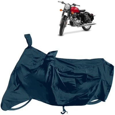 Horseyaart Waterproof Two Wheeler Cover for Royal Enfield(Machismo 500, Grey)