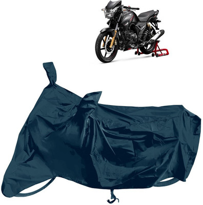 Horseyaart Waterproof Two Wheeler Cover for TVS(Apache RTR 180, Grey)
