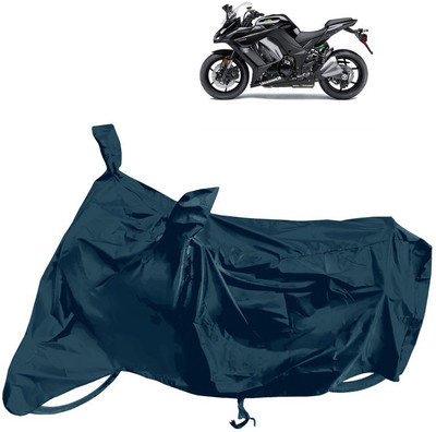 Horseyaart Waterproof Two Wheeler Cover for Kawasaki(Ninja 1000, Black)