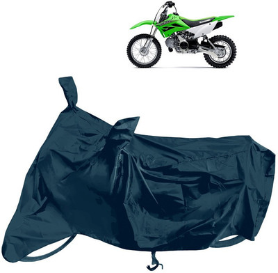 Horseyaart Waterproof Two Wheeler Cover for Kawasaki(KLX 110, Grey)