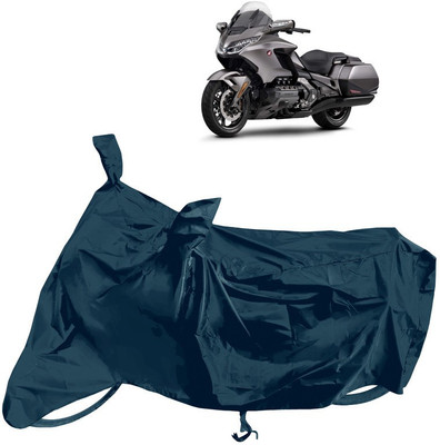 Horseyaart Waterproof Two Wheeler Cover for Honda(Gold Wing GL1800, Grey)