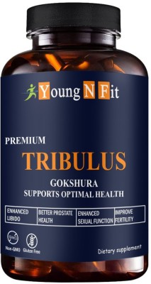 Young N Fit Tribulus Terrestris Natural Testosterone Booster (Gokshura) (YNF87)Premium(60 Capsules)