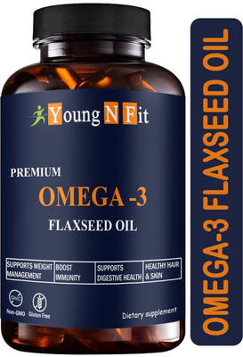 Young N Fit Flaxseed extract capsules Omega 369 Advanced (YNF63)(60 Capsules)