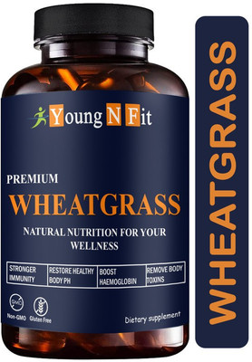 Young N Fit Wheatgrass 800 mg Capsules Advanced (YNF94)(60 Capsules)