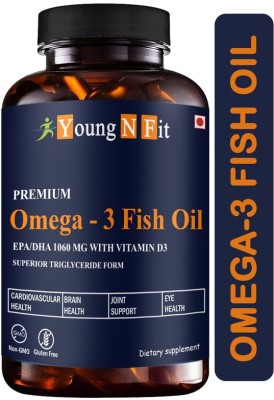 Young N Fit Fish Oil (Triple Strength) With 1000Mg Omega 3 Pro (YNF60)(60 Capsules)