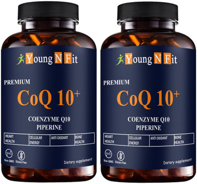 Young N Fit 120mg Coenzyme Q10 Capsules with Piperine (YNF103)Ultra(2 x 60 Capsules)