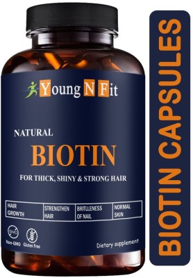 Young N Fit Biotin Maximum Strength for Hair Skin & Nails-10000 mcg Ultra (YNF6)(30 Capsules)