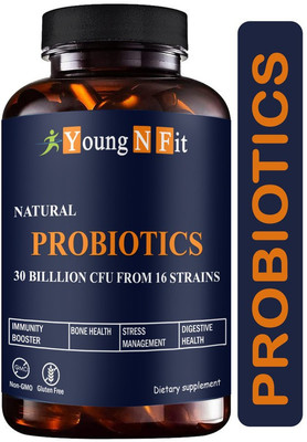 Young N Fit Probiotic Supplement 30 Billion Cfu with 16 Advanced (YNF80)(60 Capsules)