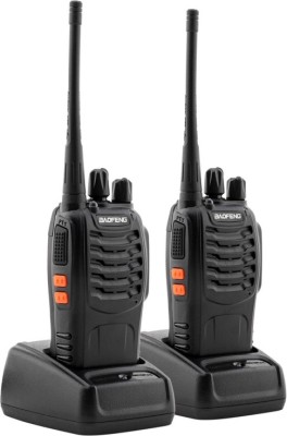 Baofeng BF888S Walkie Talkie Two Way Radio 16CH 400-470MHZ Long Range WT01 Walkie Talkie 888s Walkie Talkie(Black)