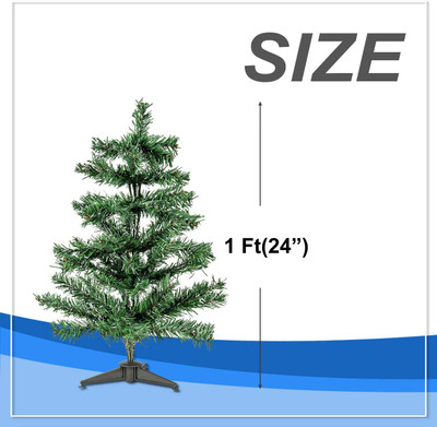 Jingle Fir 30.48 cm (1.0 ft) Artificial Christmas Tree(Green)